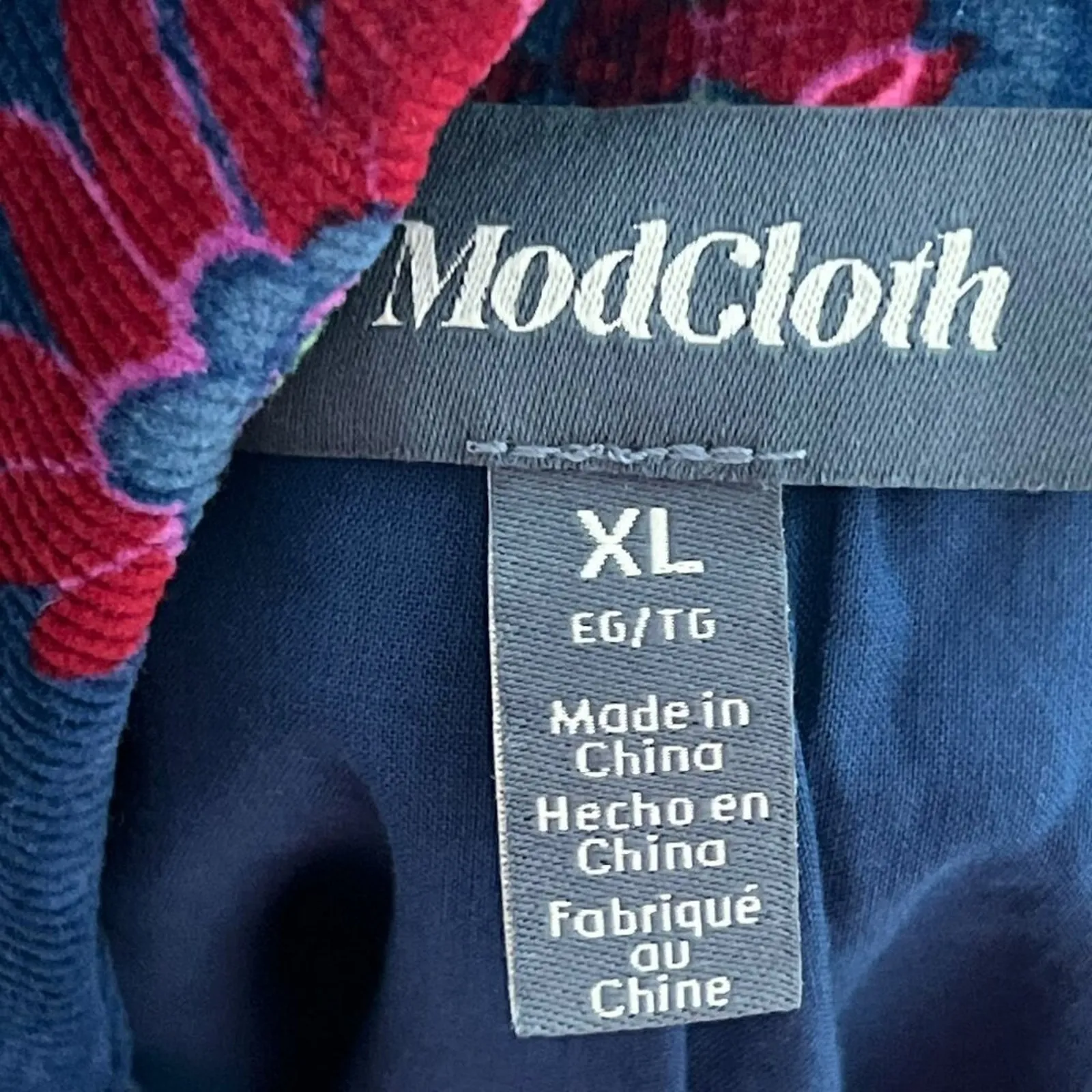 Modcloth XL Jacket Blazer Corduroy Retro Gift Stretch Boho 70s Cottage Holiday - Image 9