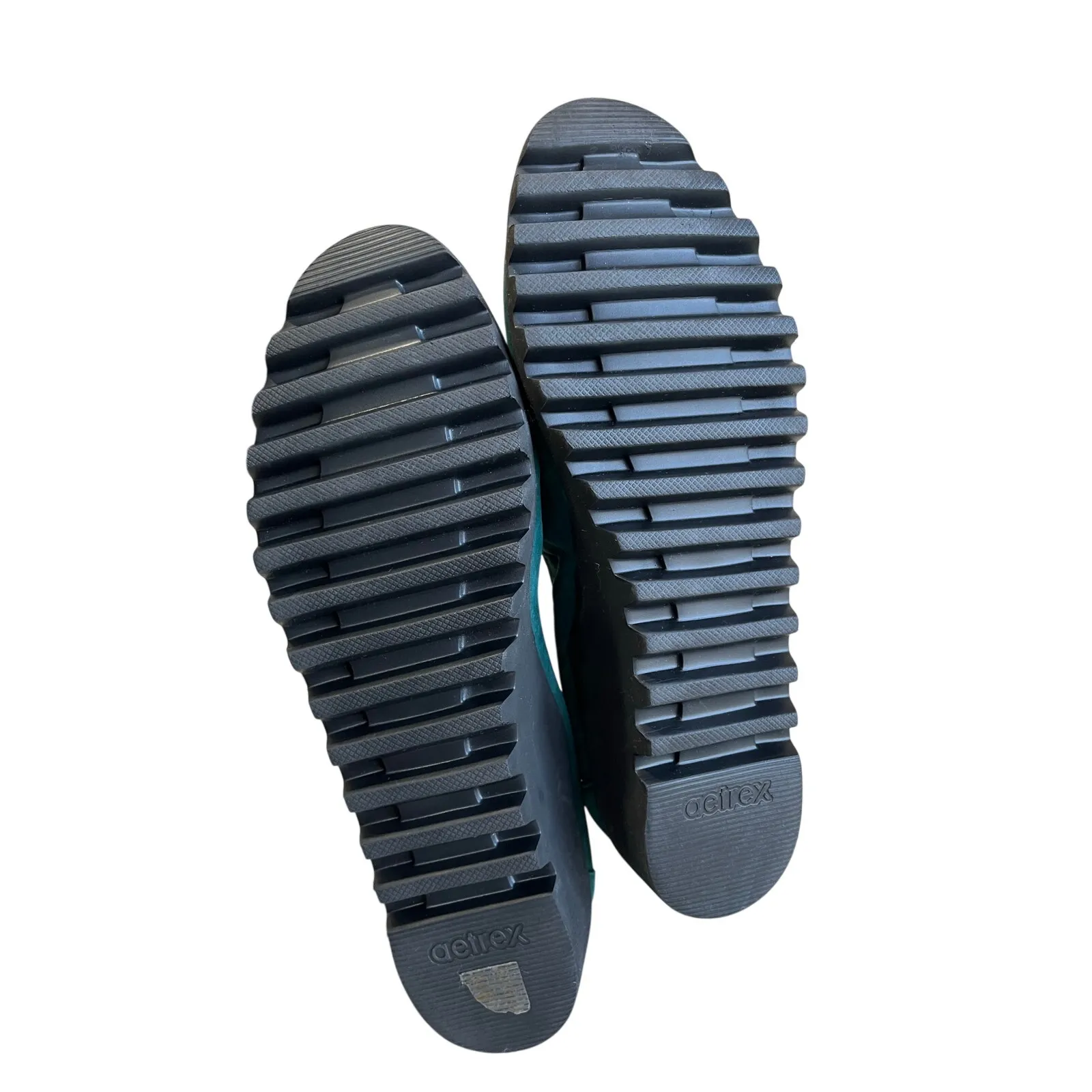 Aetrex Brianna Green Suede Leather Ballet Flats Orthotic Comfort Shoes Sz 9 - Image 7