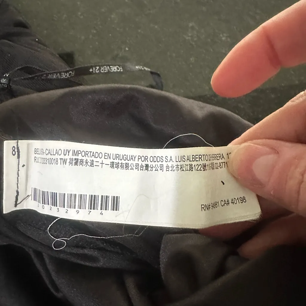 Forever21+ Black Sheer Overlay Skirt 2x embroidered lace whimsygoth witchy plus - Image 4