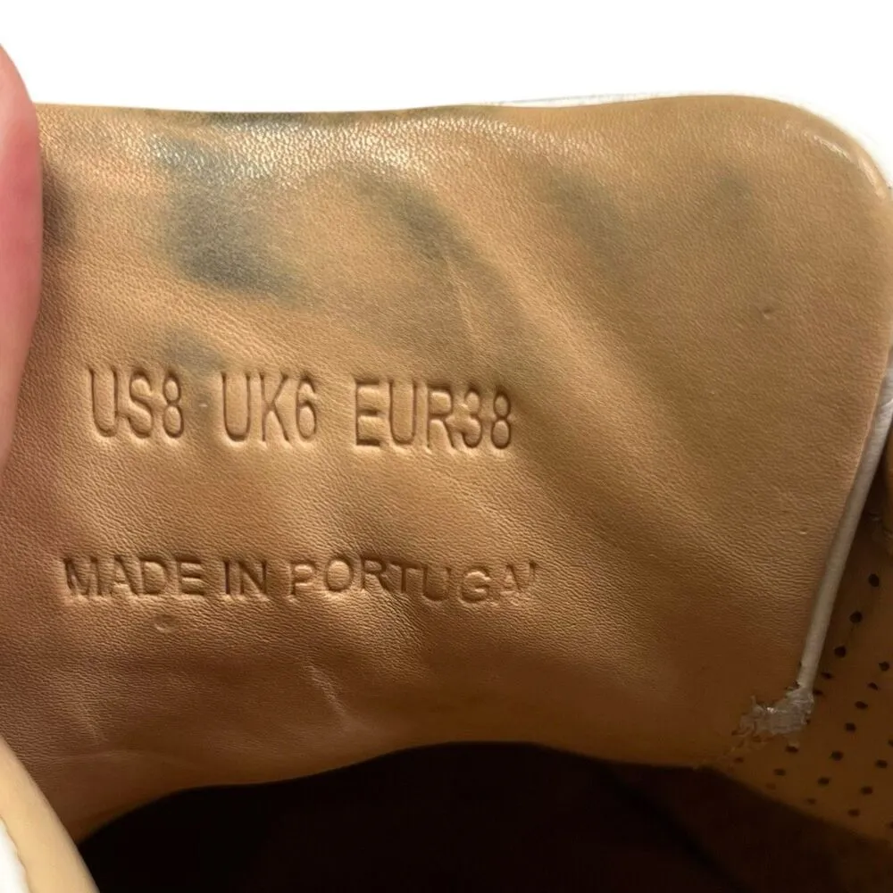 GREATS Brooklyn Low Top Sneakers White Leather Gum Sole Women’s Size 8 - Image 10