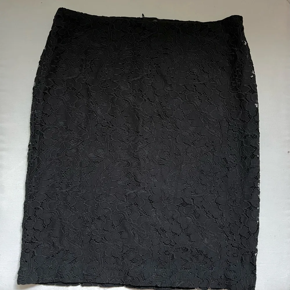 NWT J Jill Black Eyelet Professional Work Pencil Skirt Size 12 - Image 8