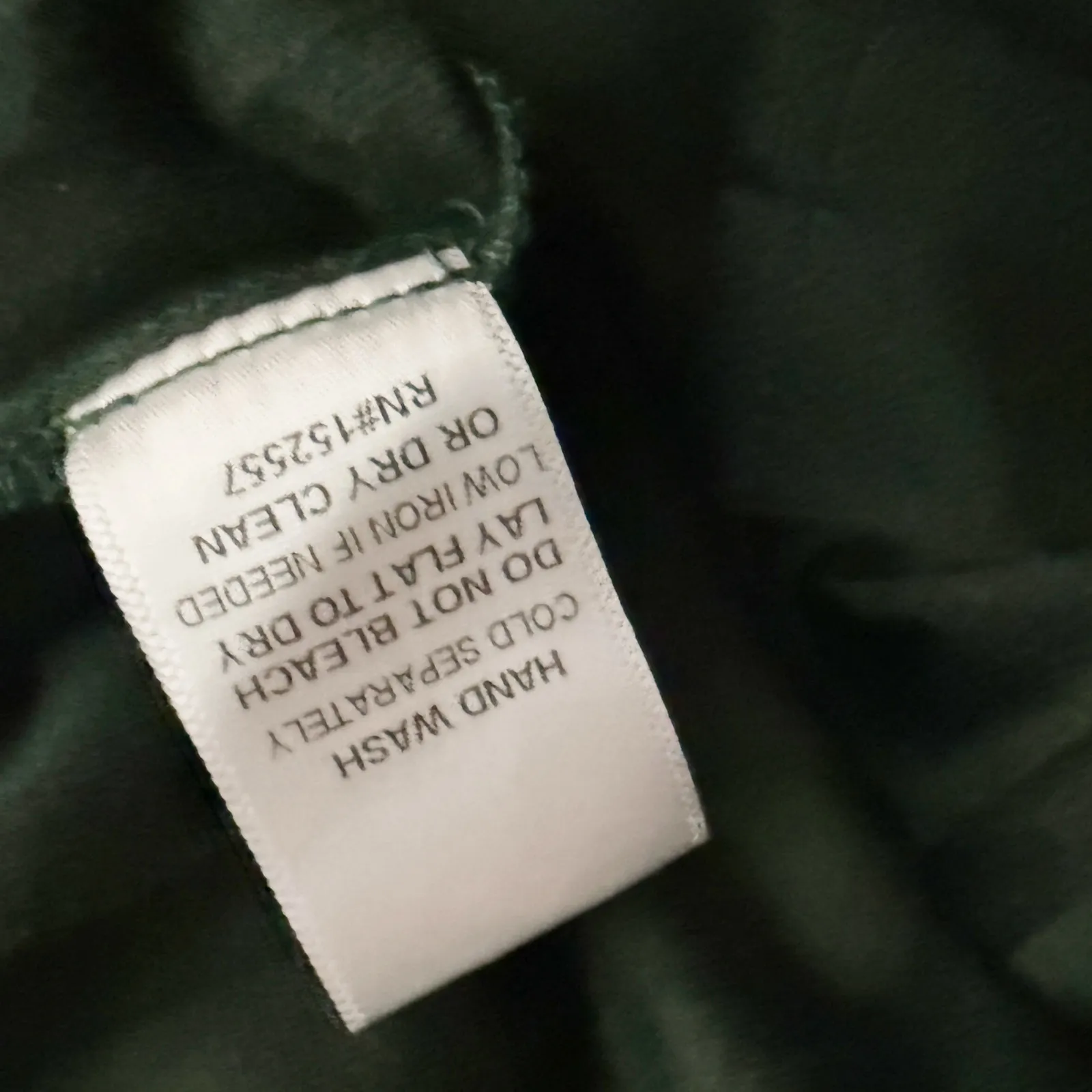 ROOLEE | Dark Green Velvet Accordion Pleat Midi Skirt Pleated Elastic | Size XXL - Image 8