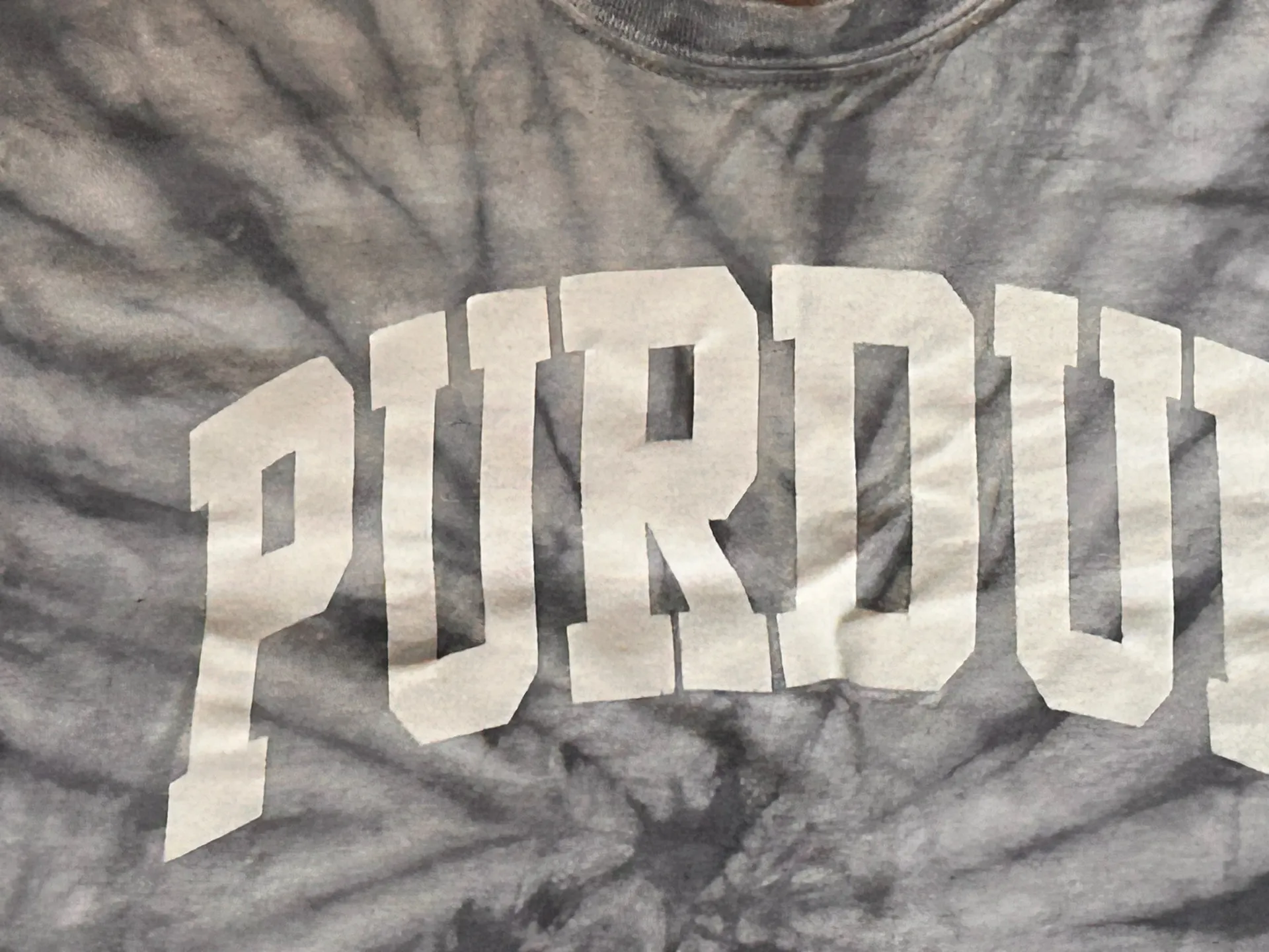 Tie Dye Purdue Shirt Blue - Image 4