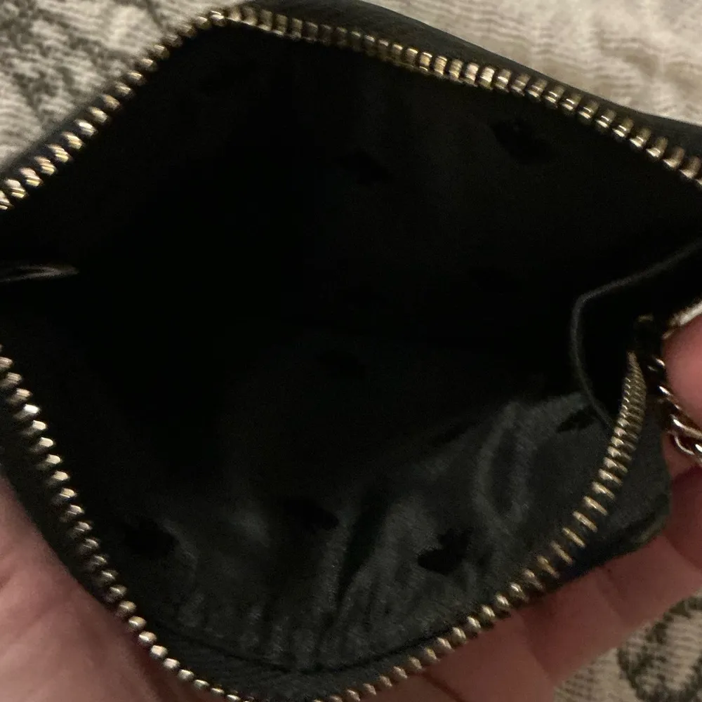 Rare Black Kate Spade Odette Glitter Wallet Sparkle Coin Purse Card ID Holder - Image 3