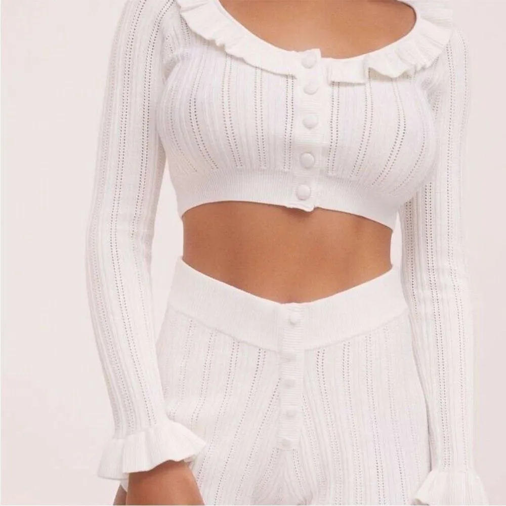 For love and lemons Ribbed Camille Knit Shorts xs - Image 3