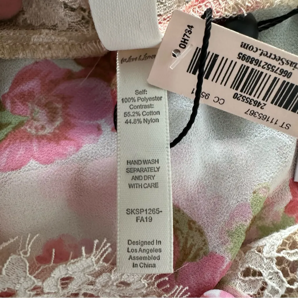 For Love & Lemons Victoria’s Secret Melrose Robe Size L NWT Lace Feminine - Image 8