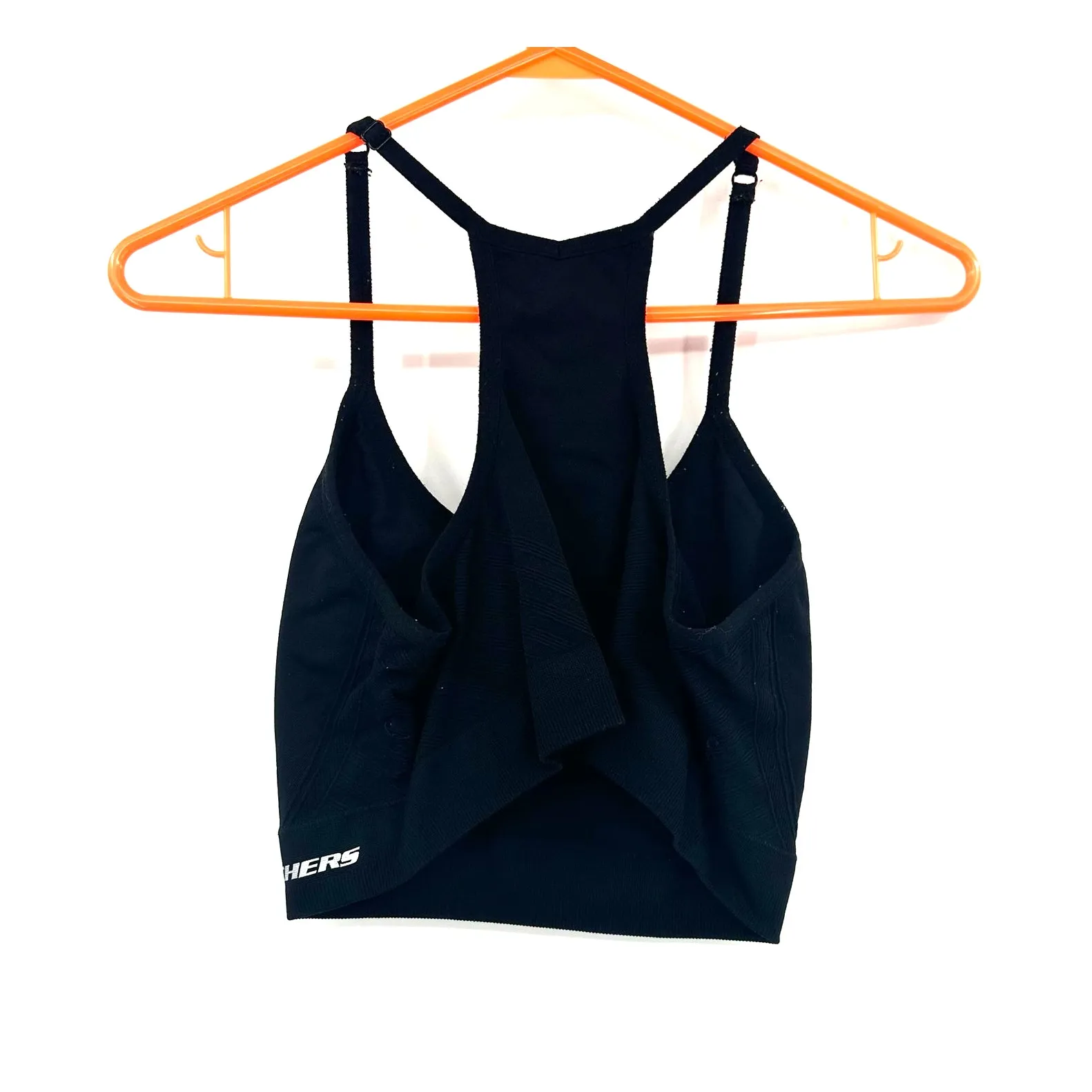 Skechers Size XL Sports Bra Black Athleticwear Running Jogging Gym Exercise‎ - Image 2