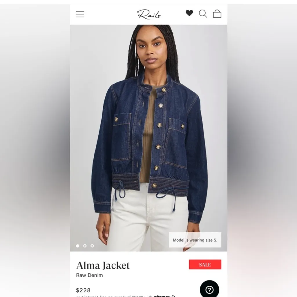 Rails Alma Jacket Dark Blue - Image 10