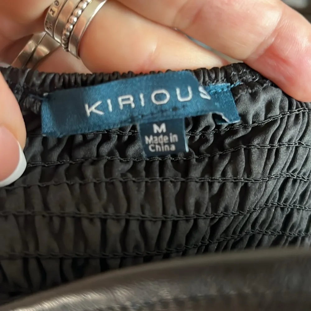 Kirious faux leather crop top - Image 2