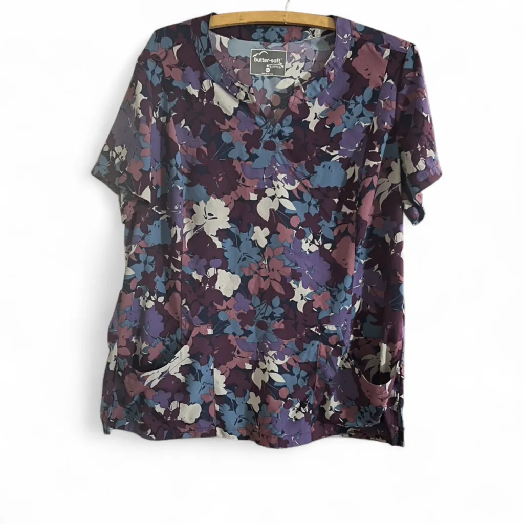 Floral Scrub Top - Image 3