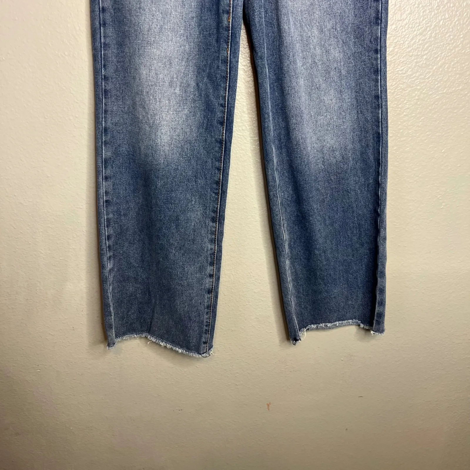 Ashley Mason Premium Jeans Womens Size 00/23 High Rise Wide Leg Denim - Image 4