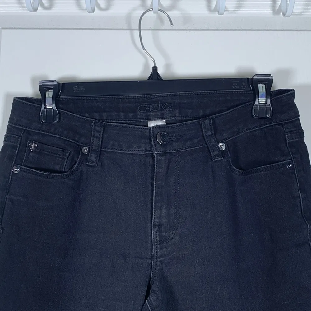 Cache Black Ankle Jeans Size 4 EUC #DS-1714 - Image 2