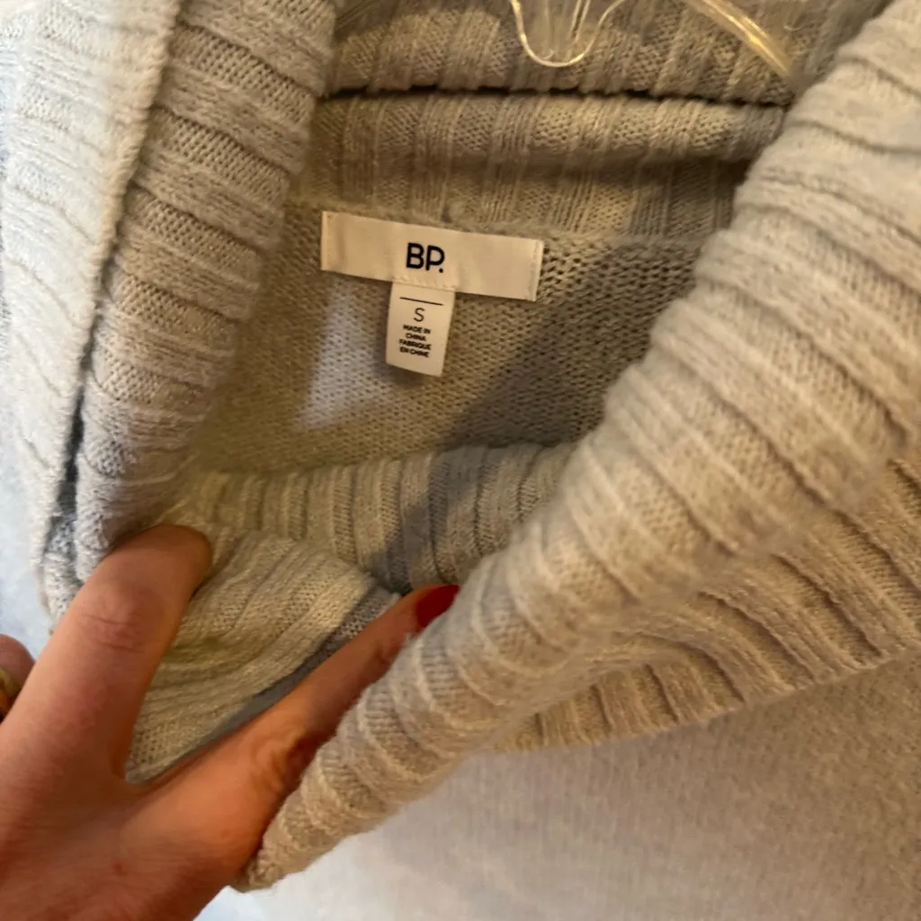 BP Light Gray TurtleNeck Sweater - Image 2