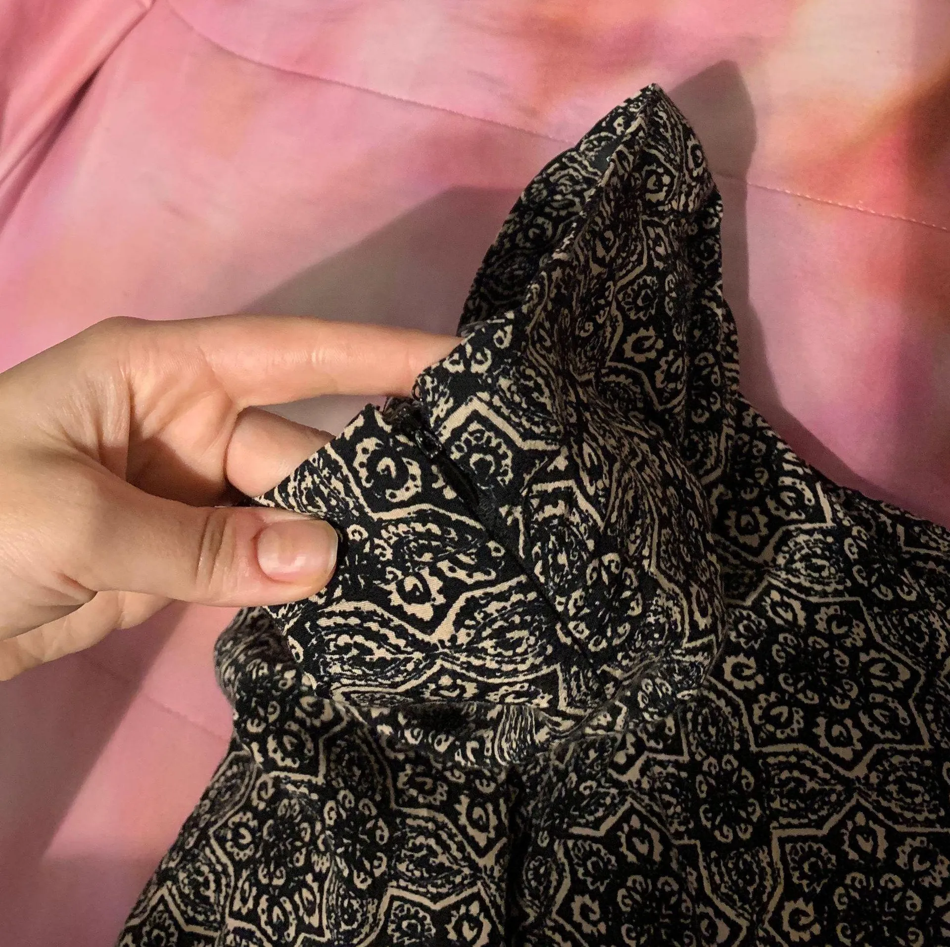 Patterned High Waisted Mini Skirt - Image 6