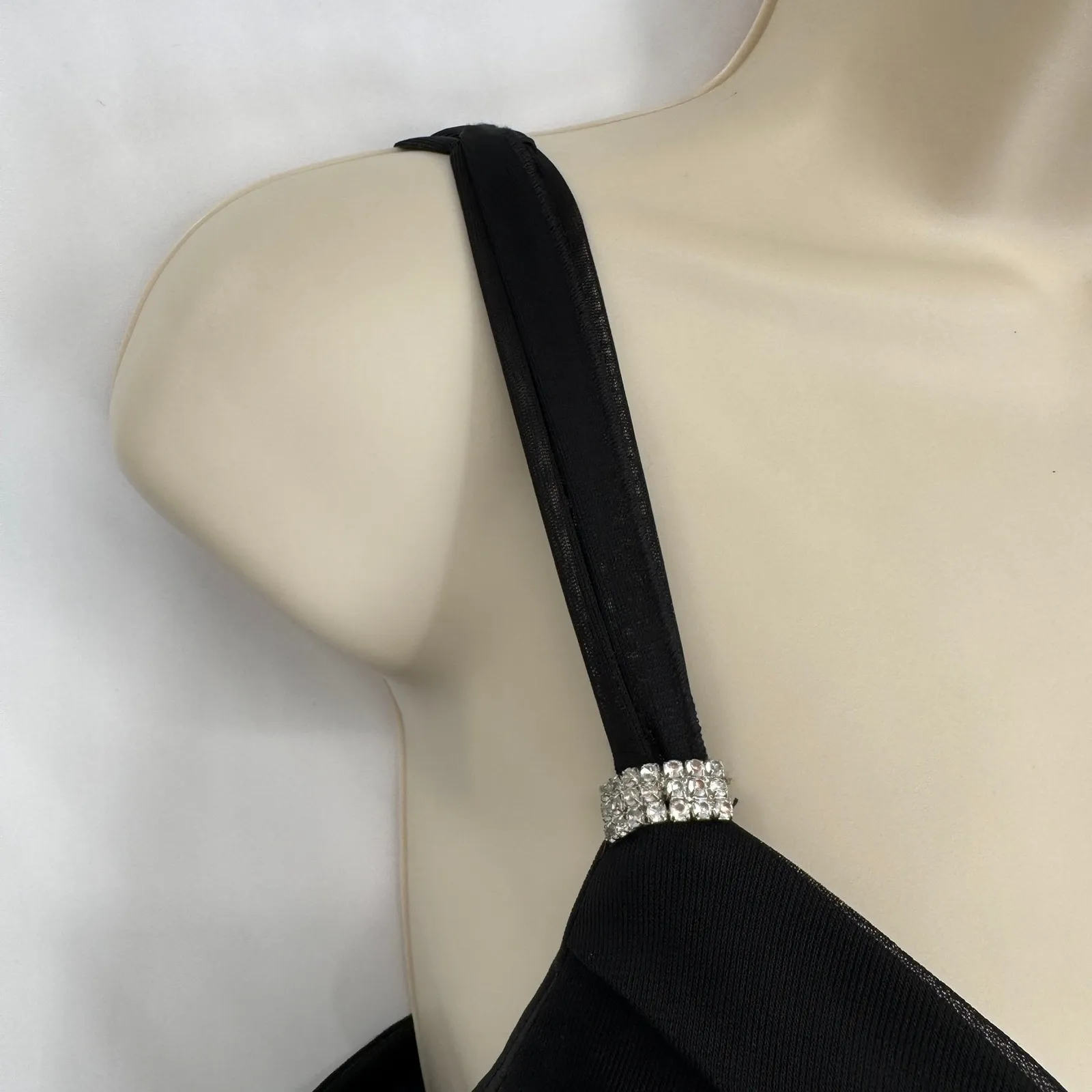 Vintage Y2K Scarlett Nite Layered Formal Dress Womens 10 Black Whimsigoth Fairy - Image 4