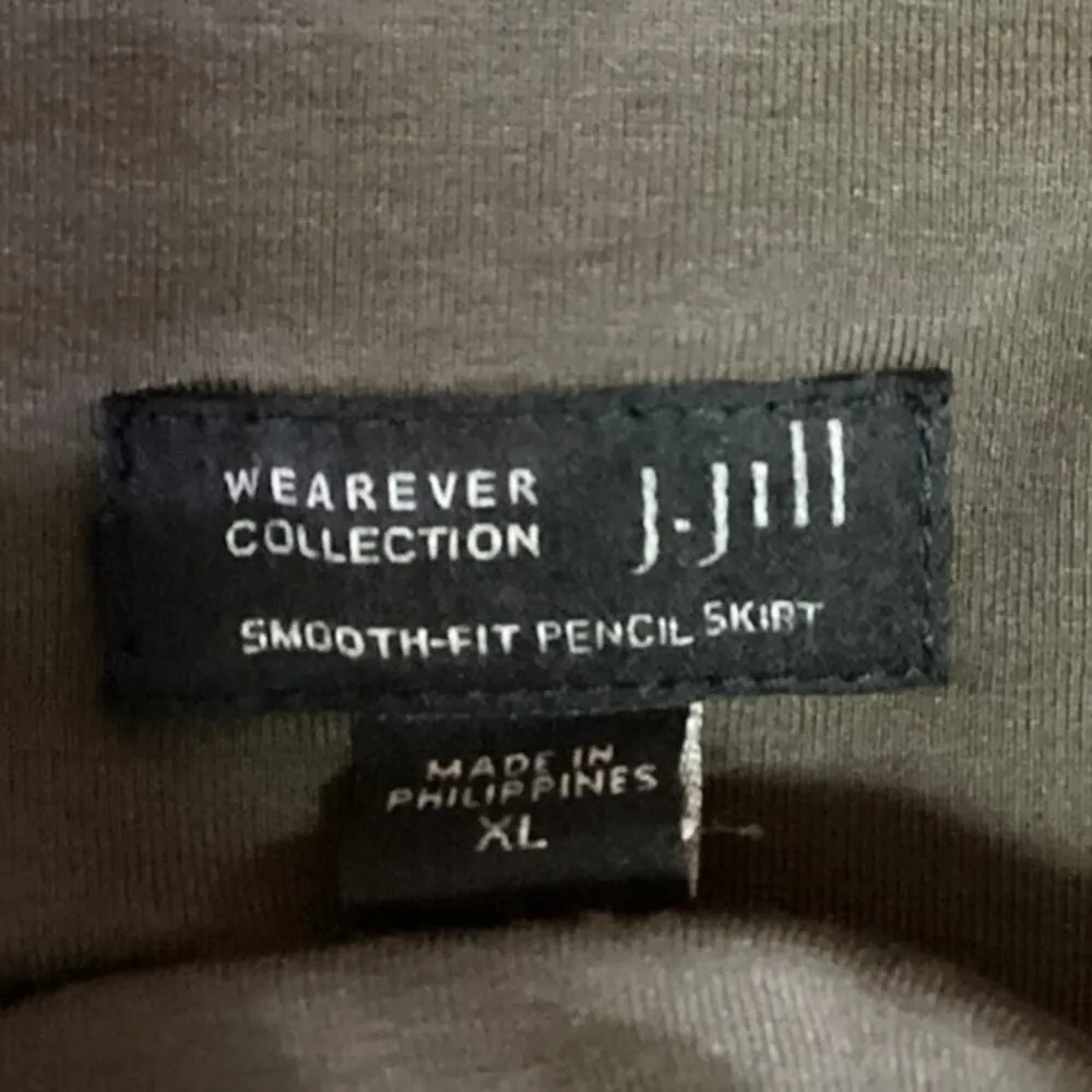 J.Jill NWT Women's Green Smooth Fit high Waisted Wearever Pencil Mini Skirt XL - Image 4