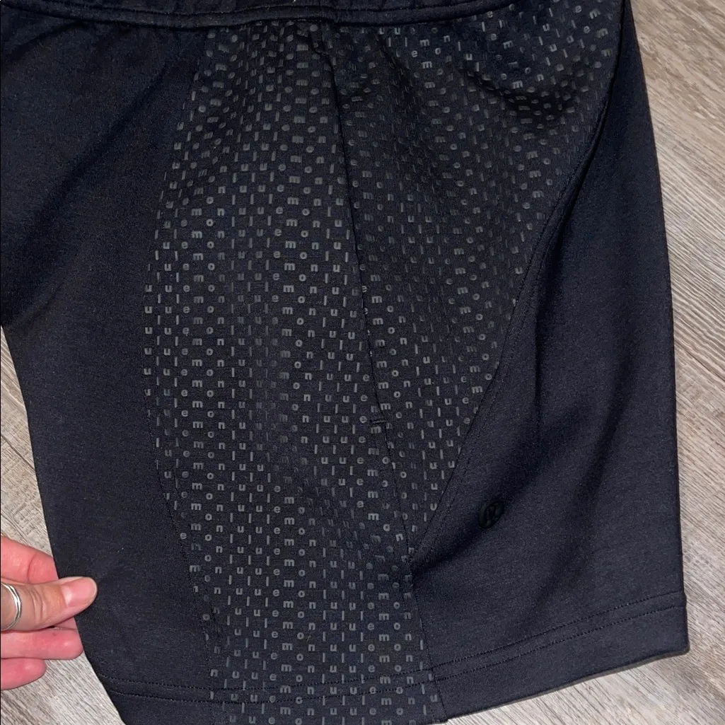 lululemon athletica Black Patterned Athletic Shorts - Image 4