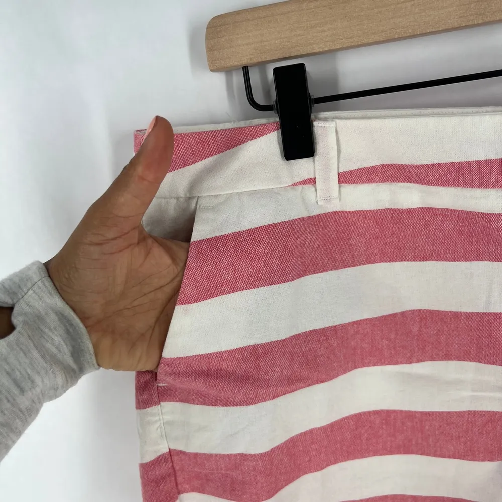 Merona 100% Cotton Nautical Striped Lightweight Shorts Preppy‎ Size 12 - Image 3