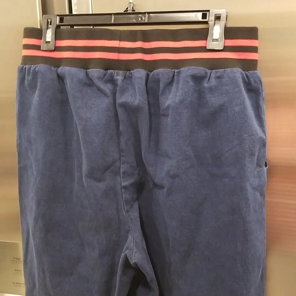 💕RACHEL COMEY💕 Doxa Pant Striped Elastic Waist Acid Wash Denim Navy Large NWT - Image 14