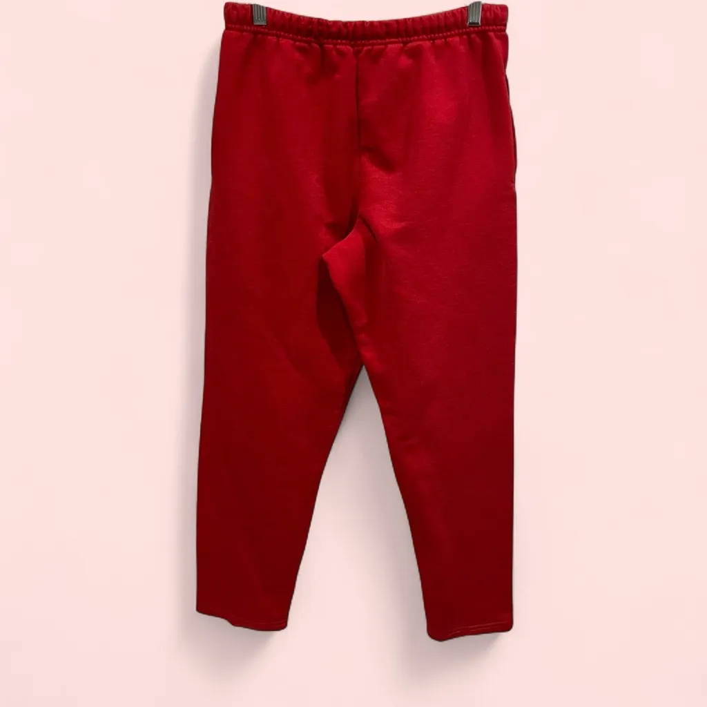 Soft distressed Jerzees swim dive sweatpants elastic waist tapered y2k - Image 3