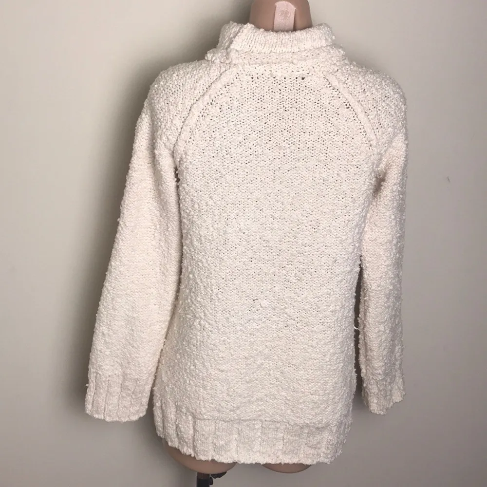 Moth Anthropologie Juliette Cream Popcorn Sweater - Image 5