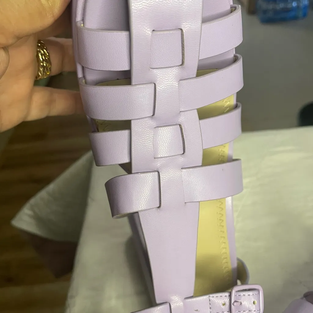 BP Purple Woven Sandals for Summer - Image 2