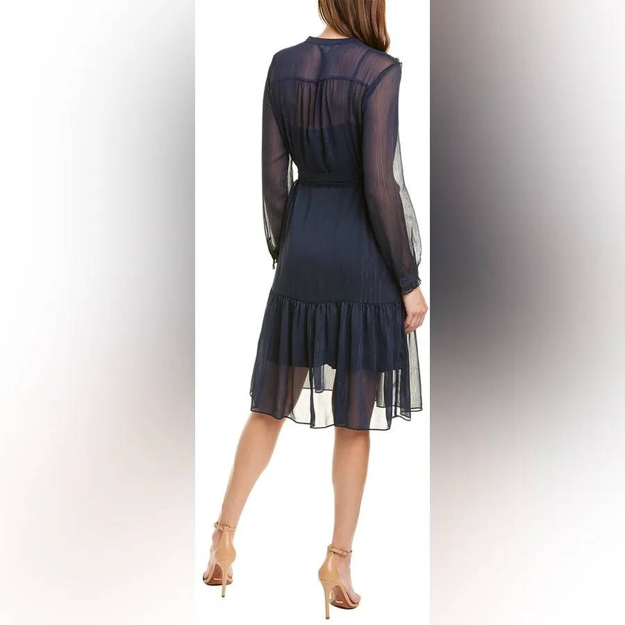 Nanette Size 2 Navy By Nanette Lepore Martha Midi Dress. New With Tags - Image 2