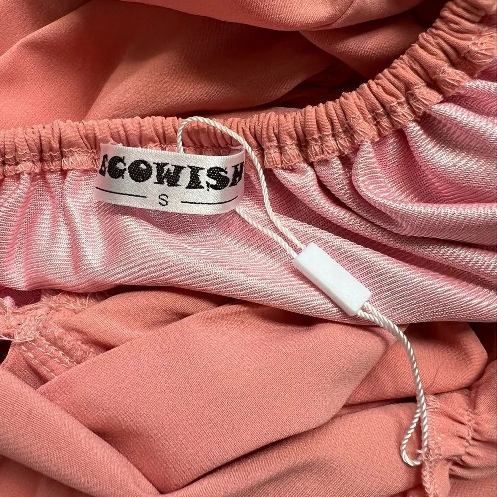 ECOWISH‎ Womens V-Neck Spaghetti Strap Bowknot Backless Sleeveless Lace Mini - Image 11