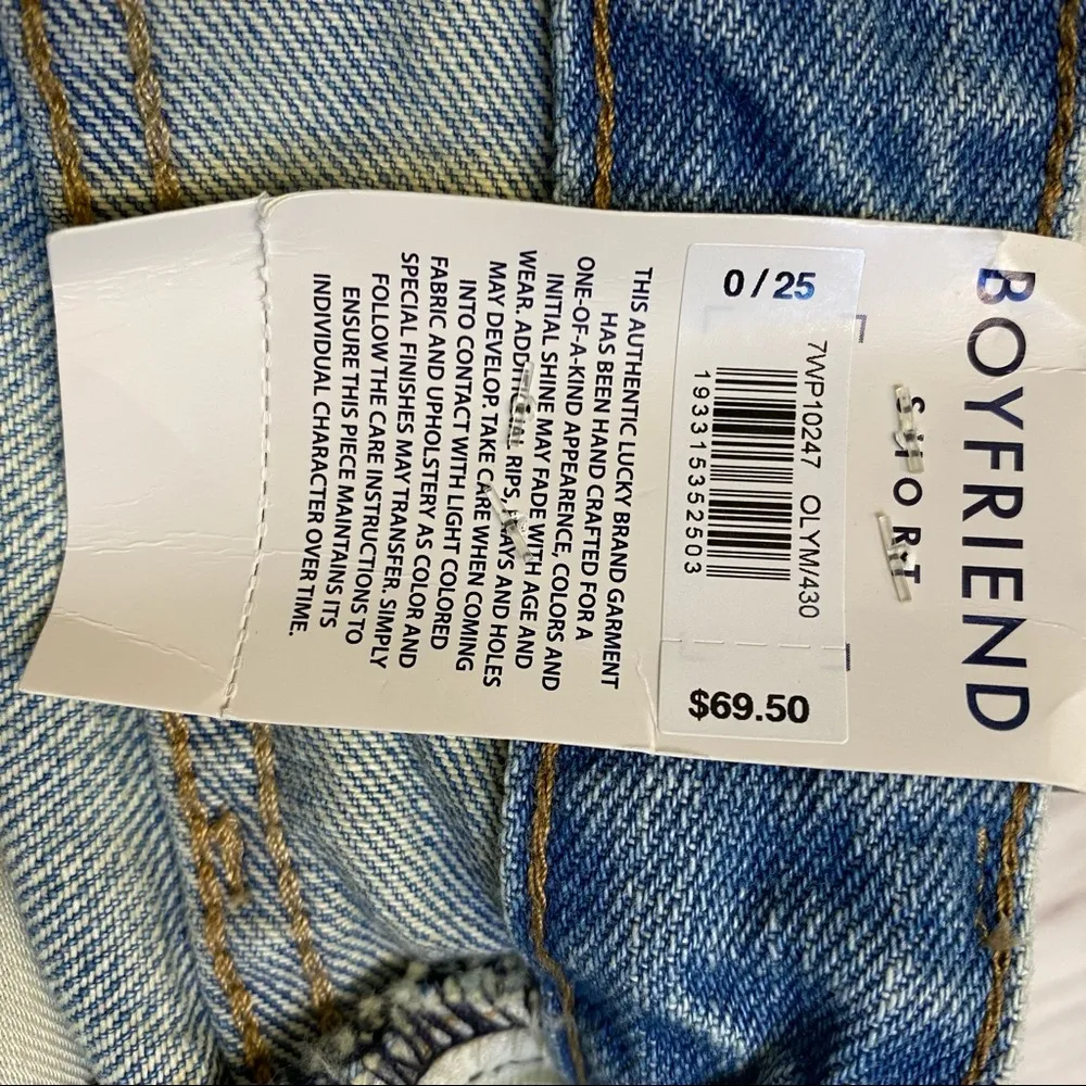 Lucky Brand Boyfriend Jean Shorts - Image 5