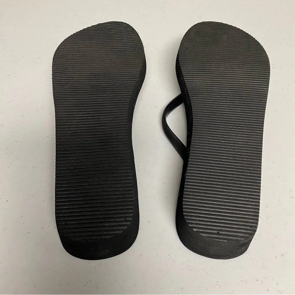 Pittsburgh Panthers Women’s Sandals or Flip Flops Black Size 6.5 - Image 7