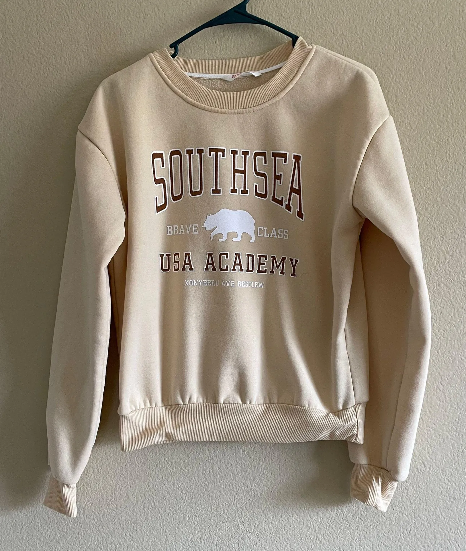 Romwe Vintage Cream Southsea Crewneck  - Image 2