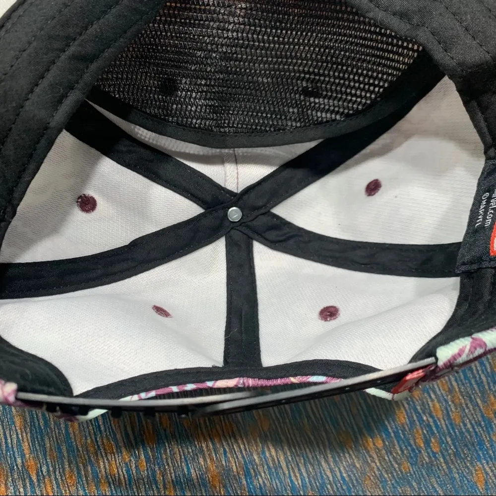 Marvel Avengers Flat Short Bill Hat Pastels snap back one size purple - Image 4