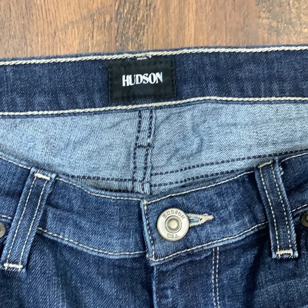 Hudson Krista Super Skinny Dark Wash Jeans - Image 4