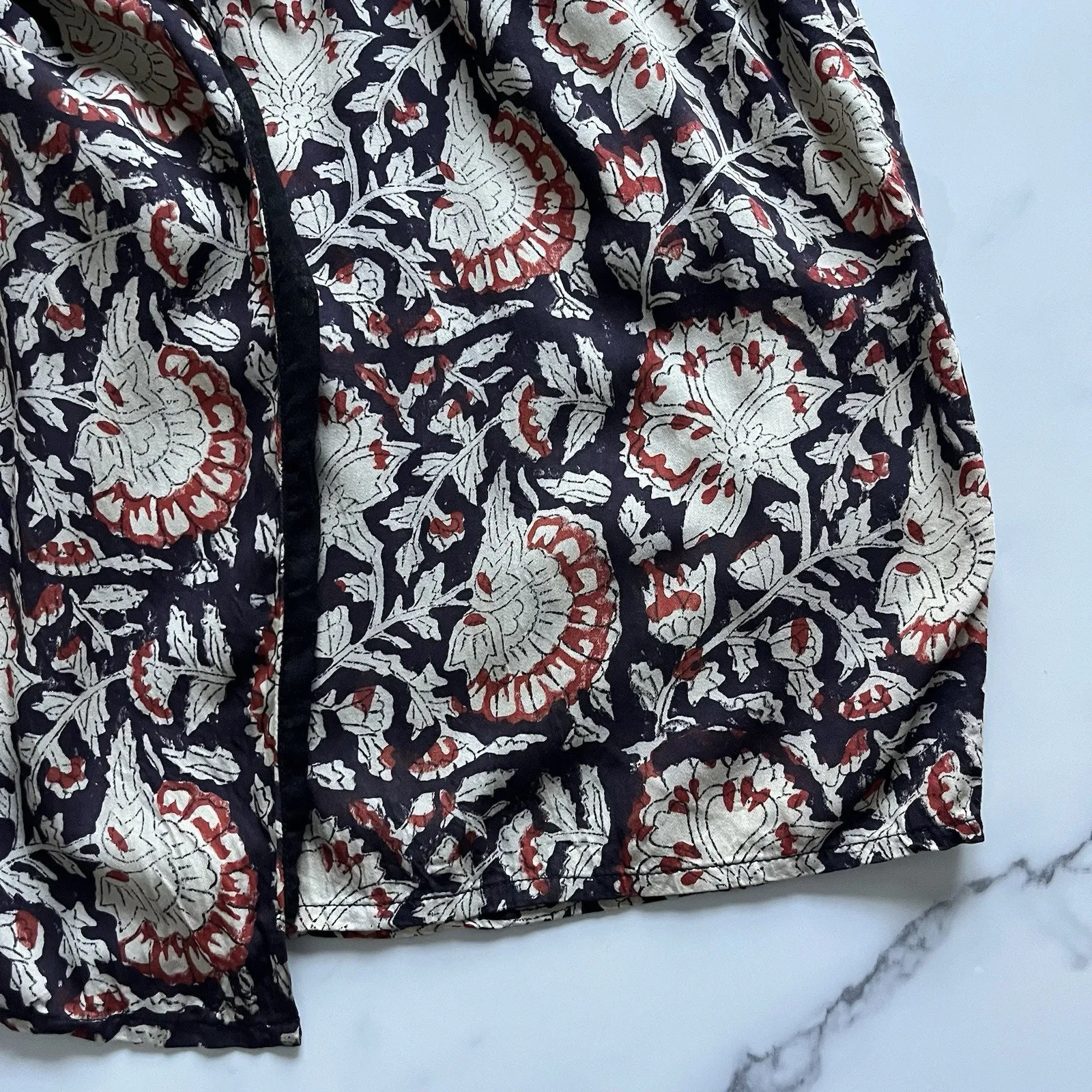 India Collection Emerson Fry Wrap midi Dress Sz Small Boho Chic Western - Image 7