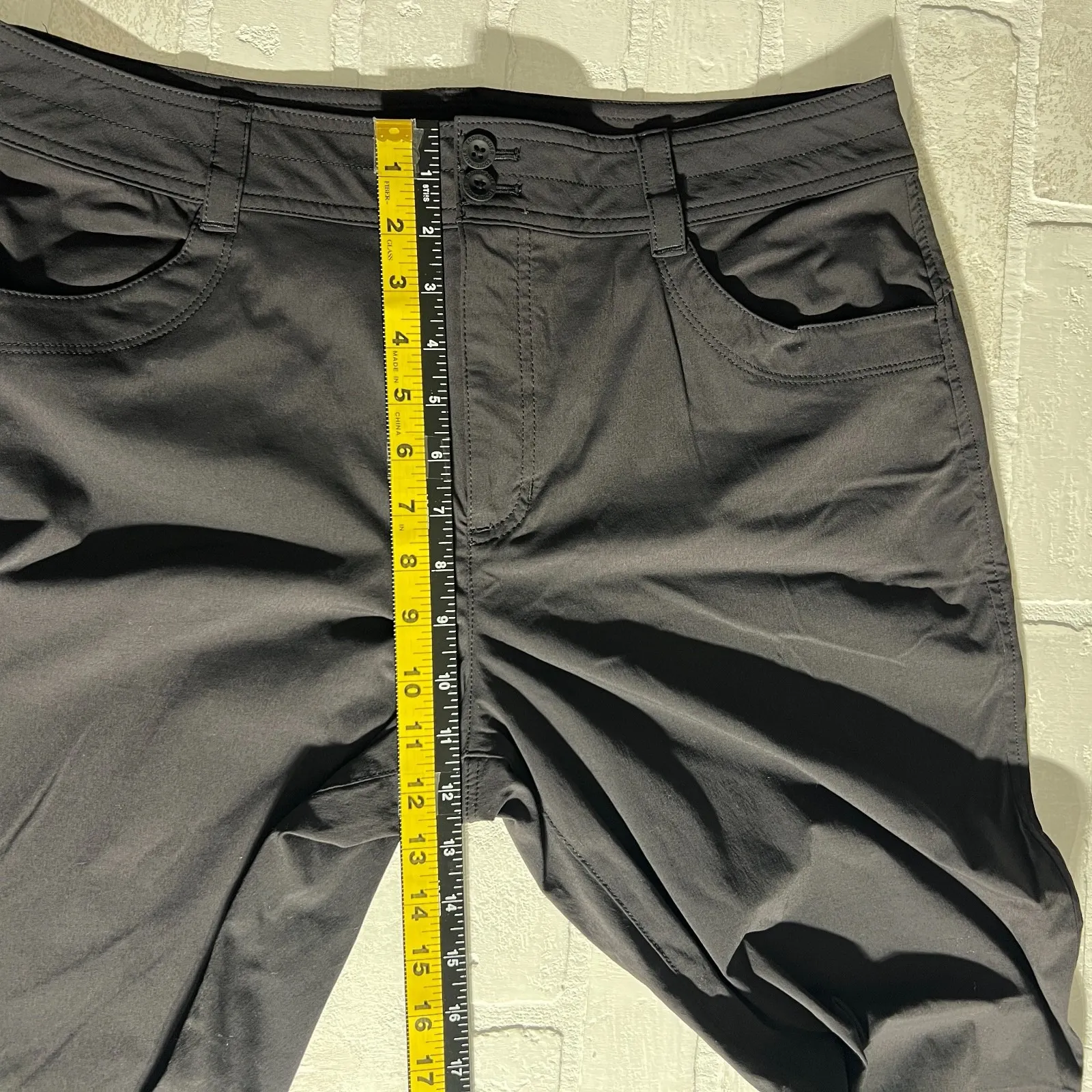 Eddie Bauer Pants Womens 14 Black Sightscape Horizon Convertible Roll Up Outdoor - Image 9