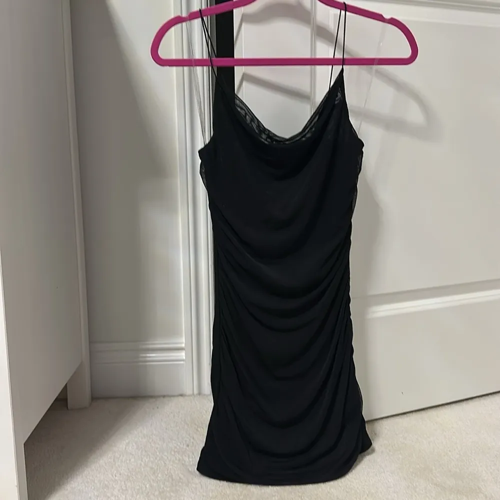 Wild Fable Mesh Ruched LBD - Image 3