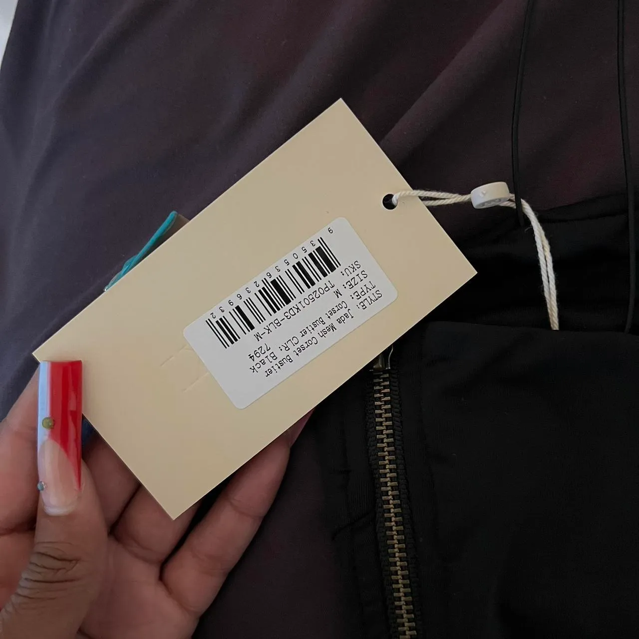 Meshki Black Bustier - Image 3