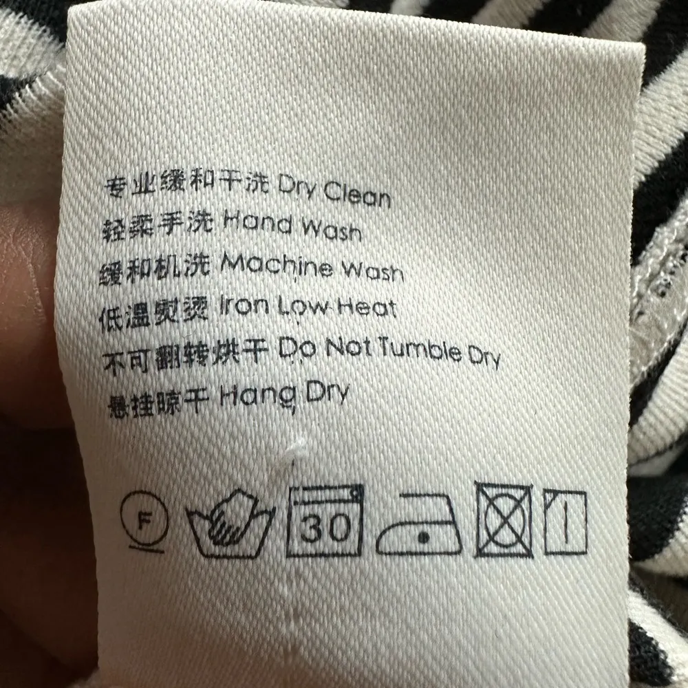 TWOI Design Lab Pin Striped High Waist Straight Leg Pull On Casual Pants Office Black - Image 15