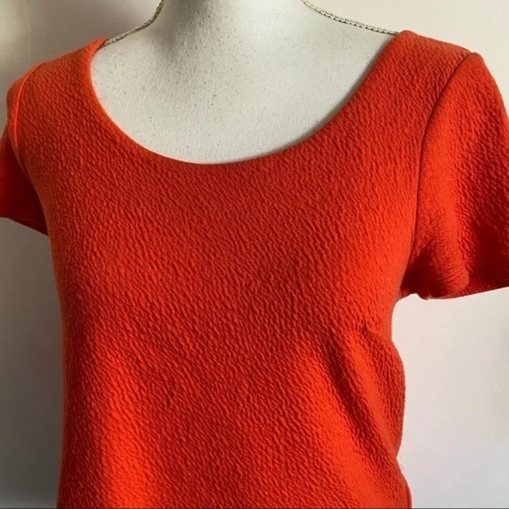 Anthropologie Postmark • Red Peplum Cascada Ruffle Back Top - Image 45
