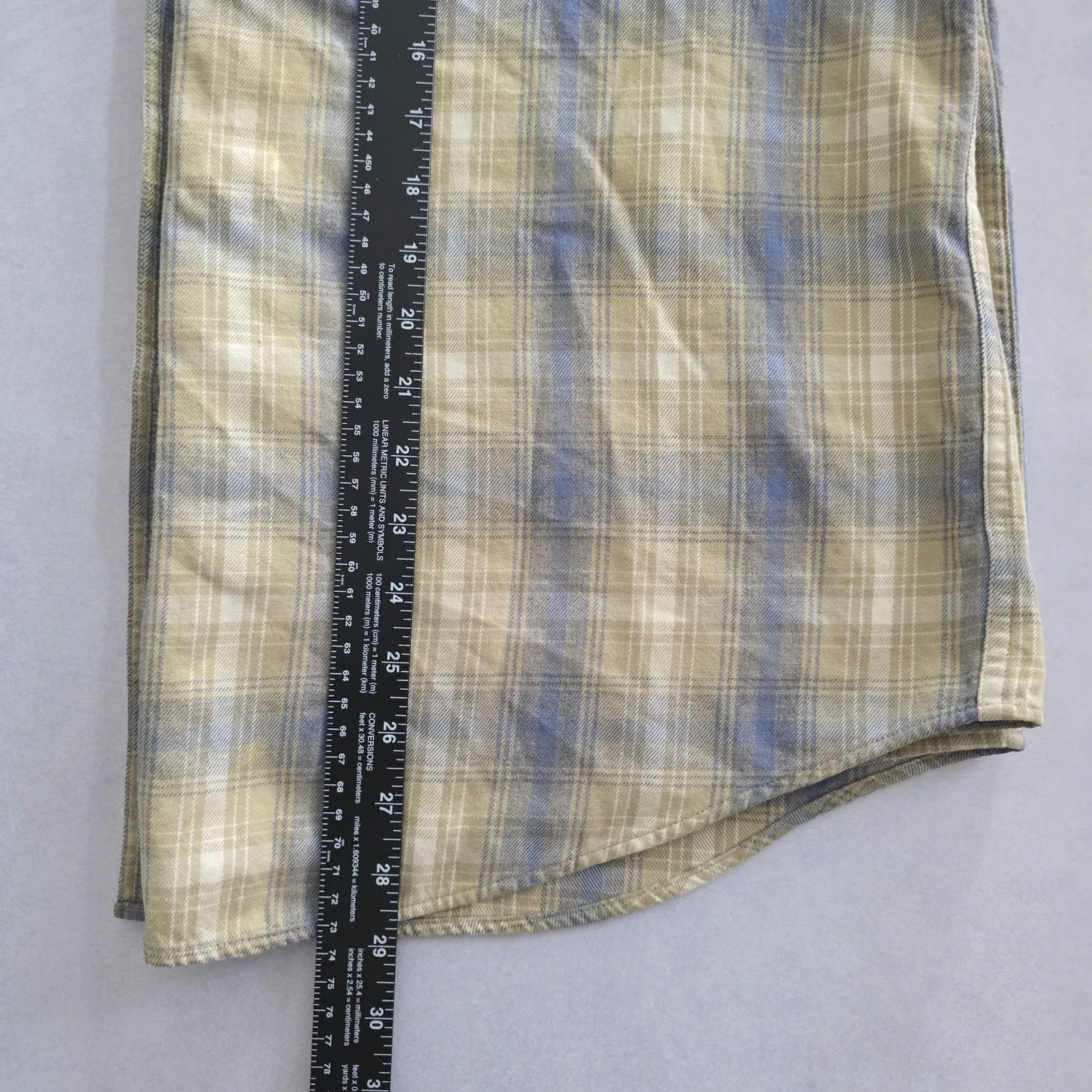 Gray Y2K Vintage L.L. Bean Plaid Button Punk Shirt Elena 90s Grunge Bella Top XL - Image 15