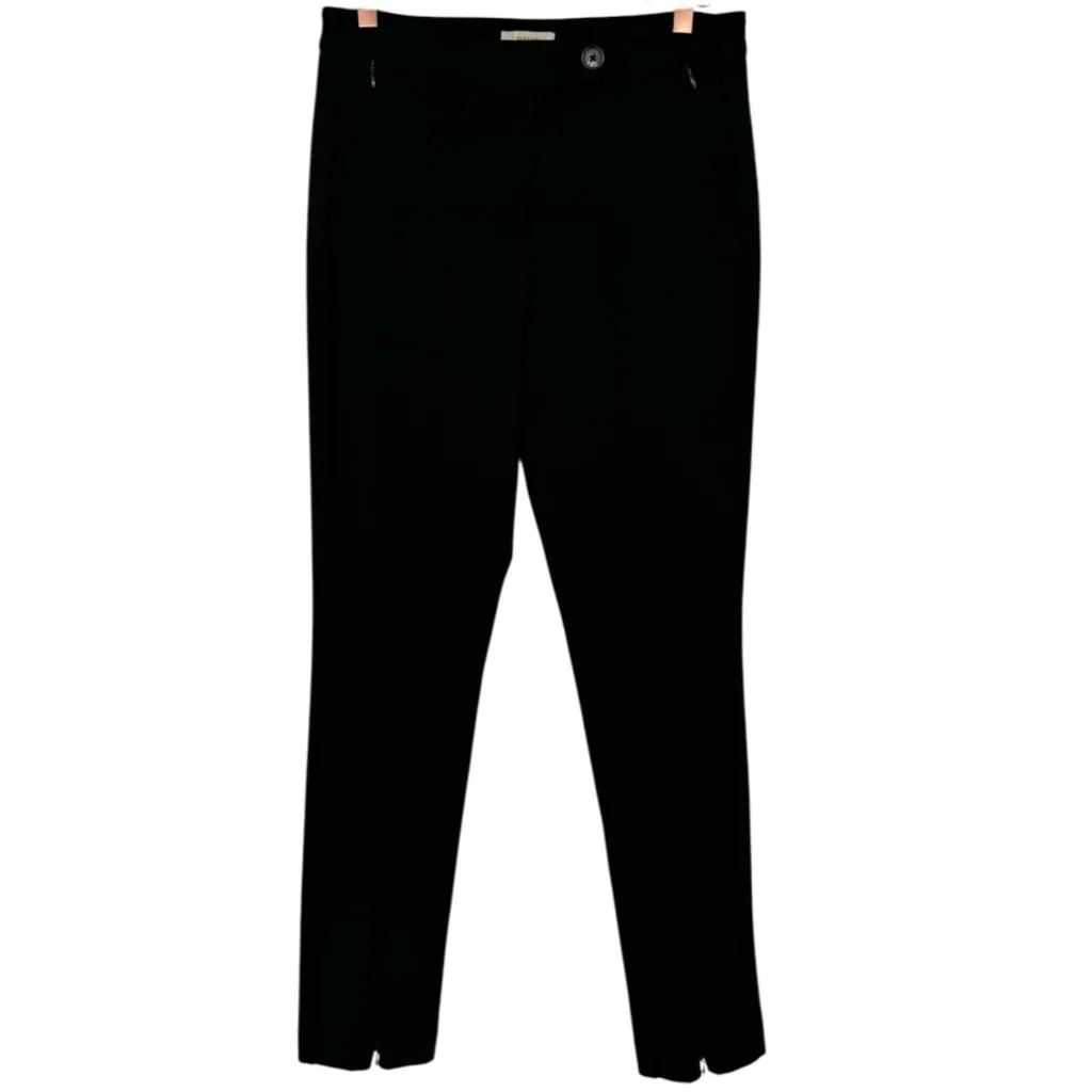 Anthropologie Maeve Ankle Zip‎ Slim Pants Black Size 6 Minimalist Contemporary - Image 4