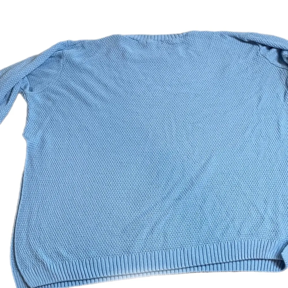 BOOHOO light blue side slit sweater - Image 5