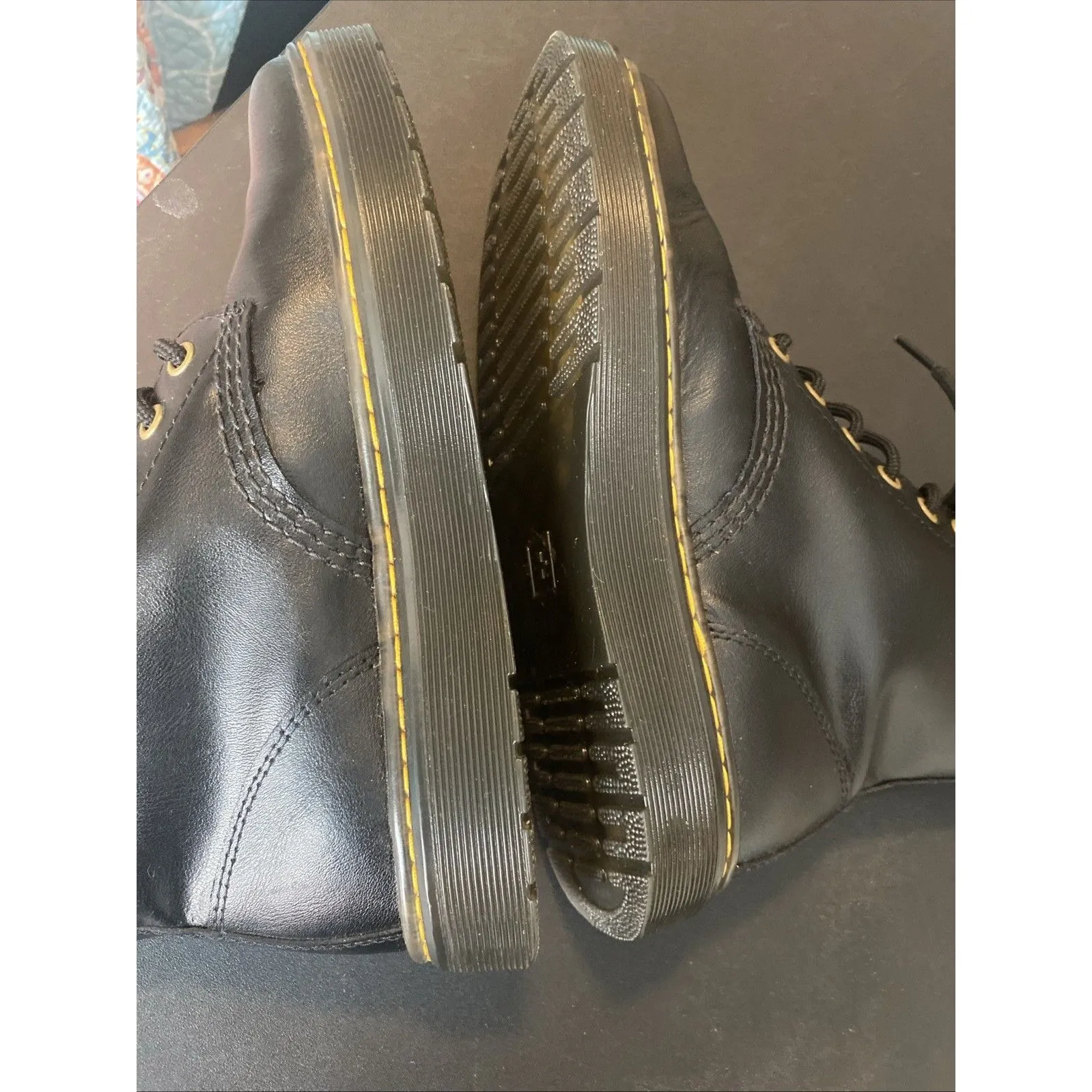 Dr. Martens Zavala Women’s Air Wair Black Leather Combat Boots Men 6/women 7 - Image 14