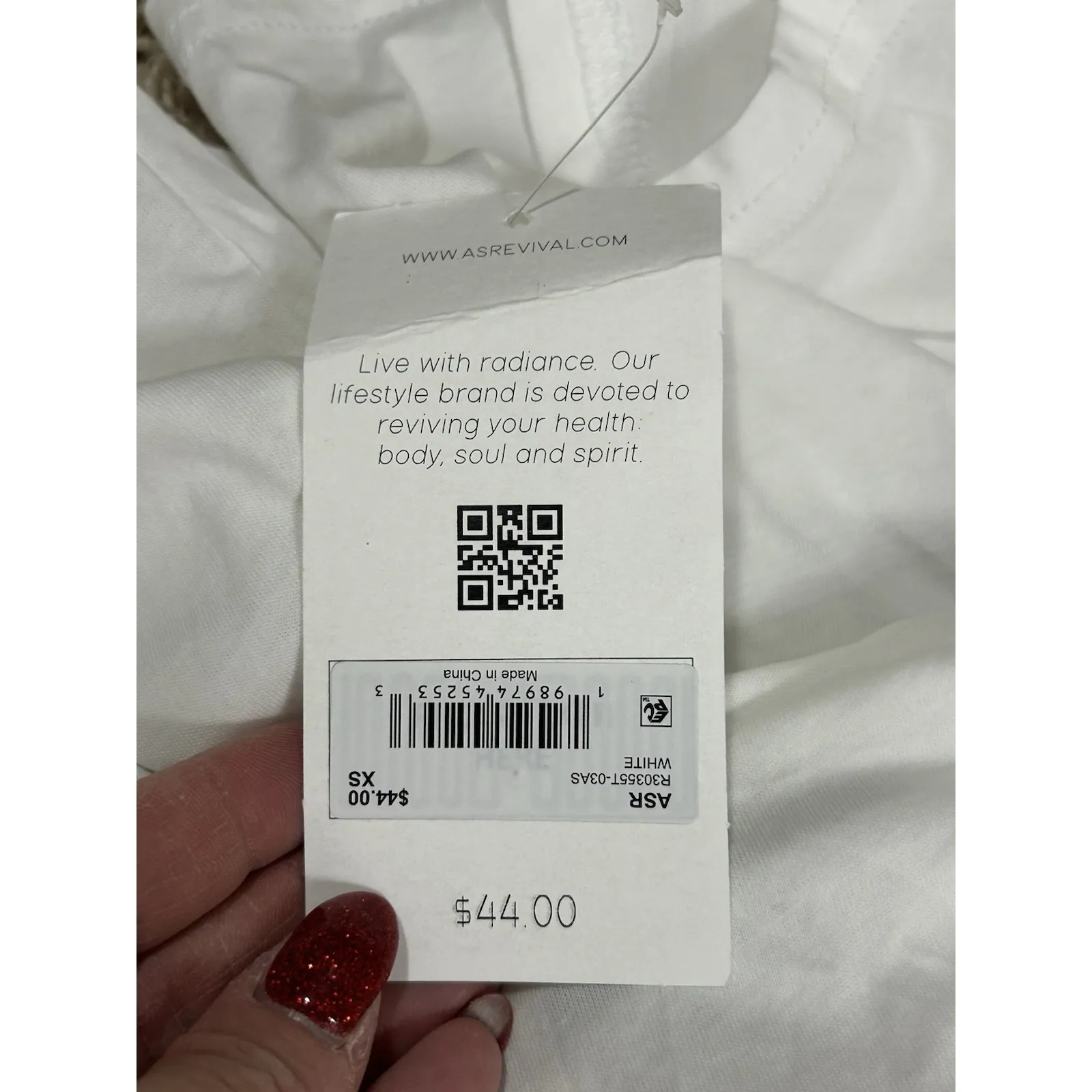 As Revival Touch Down Crop Top T Shirt Size XS Football Gingham NEW White - Image 6