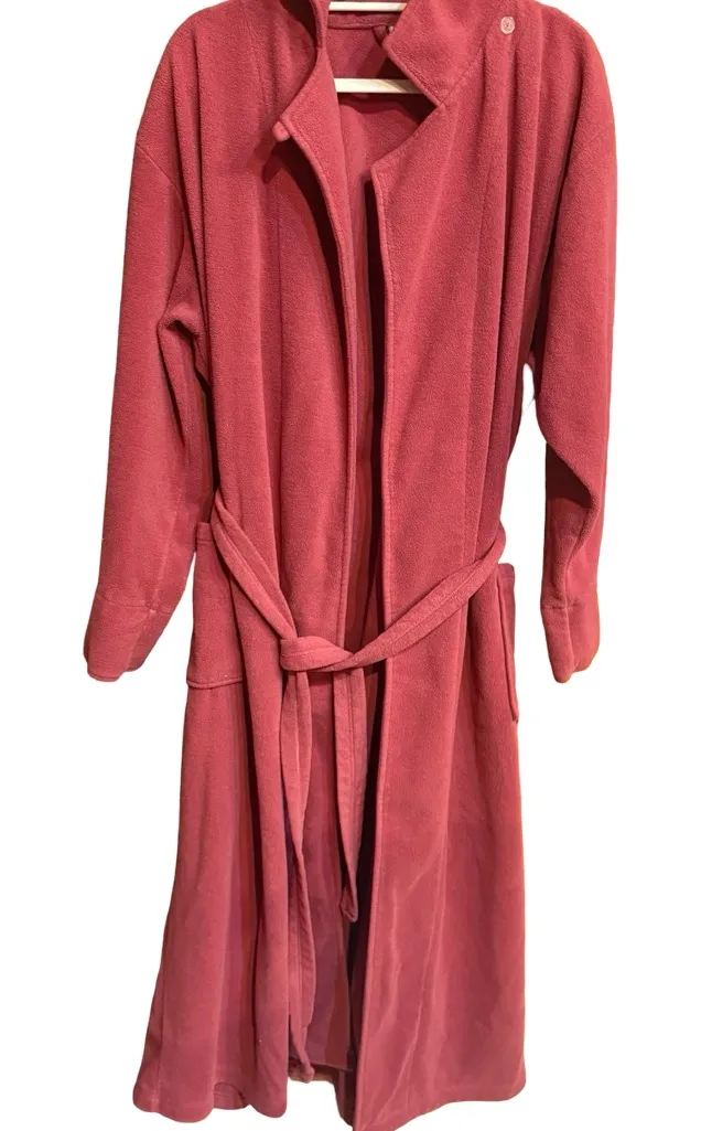 β¨ Vintage LL Bean Rose XL Robe β Heavy, Cozy, Cabin Vibes β¨ Pink - Image 1