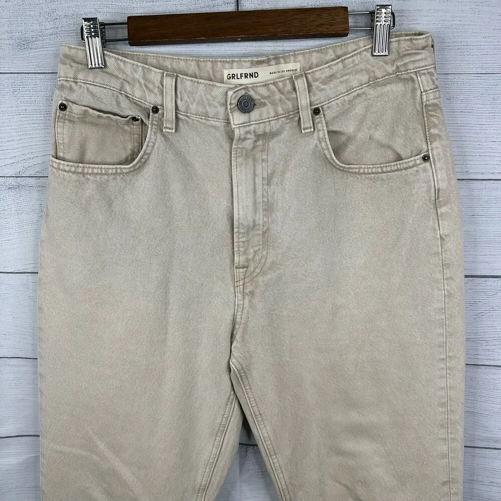 Grlfrnd Womens size 29 High Rise Cropped Bootcut The Melanie Montana - Image 3