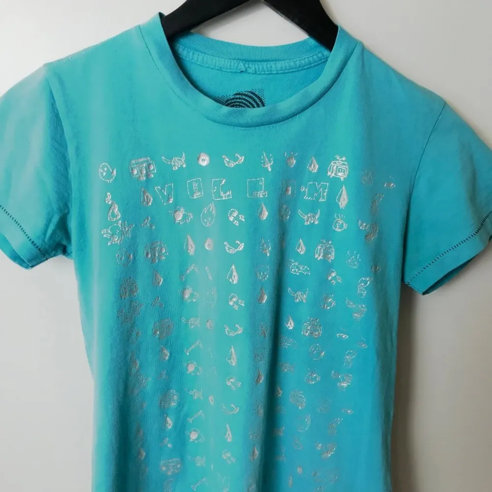 Volcom T Shirt Beach Surf Graphic Made in USA Top Double Sided Short Sleeve  S - Image 5