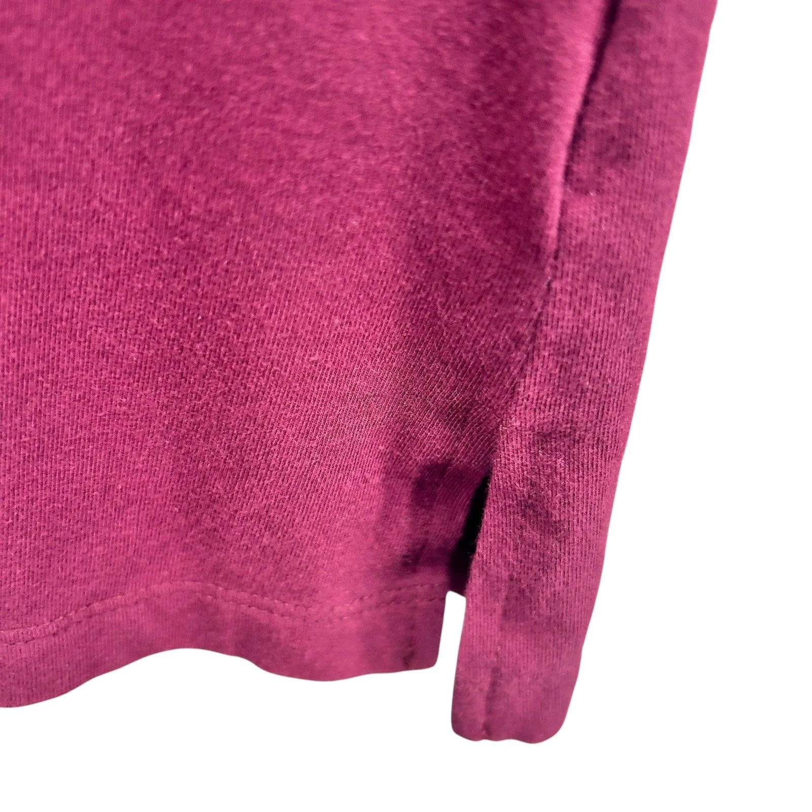 Denim And Co‎ Tunic Top Blouse Maroon Medium Red - Image 5