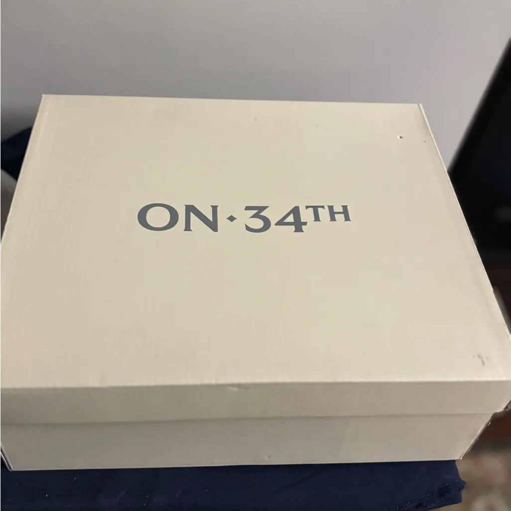 On 34th Women's Nihari Knot Wedge Sandals nwt Black Size 9 - Image 11