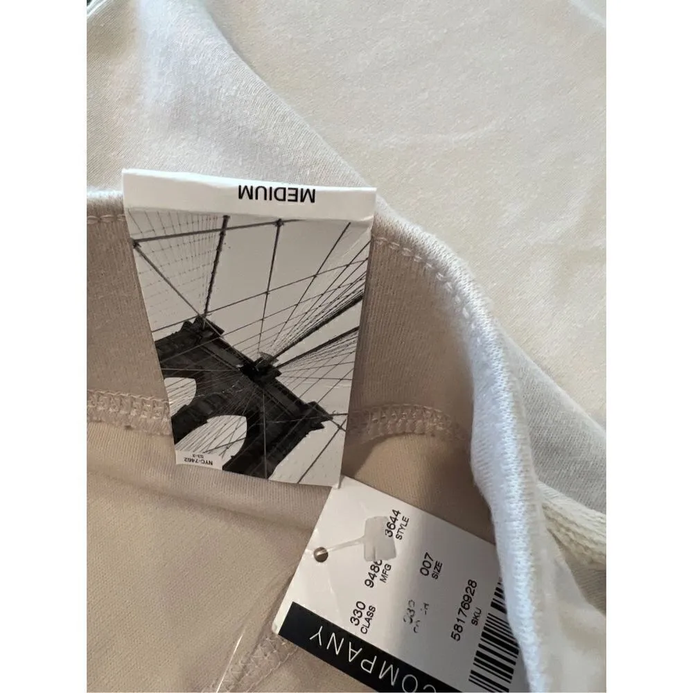 New York & Company Ruched cropped cotton - Image 9